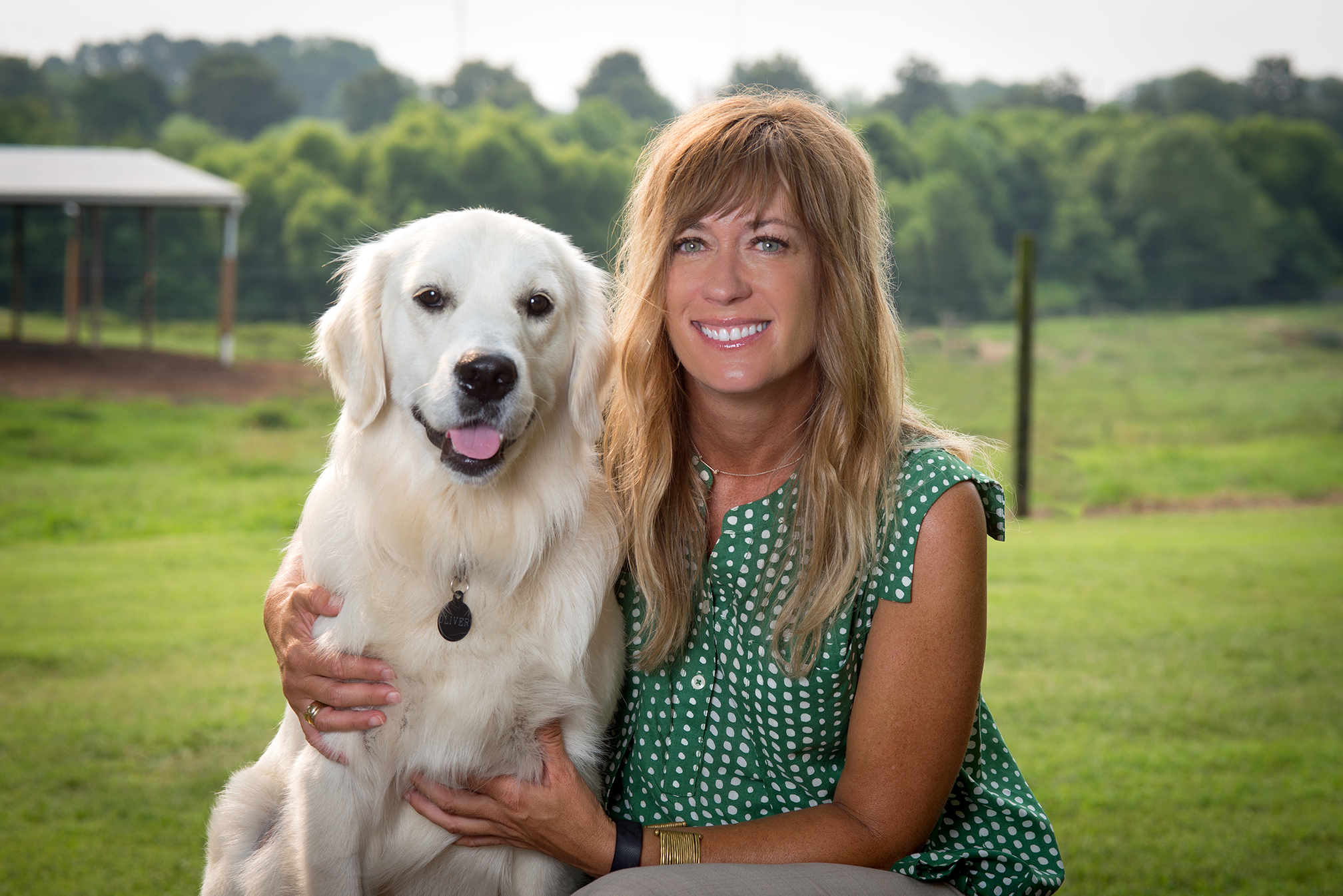Allison Crouch with dog