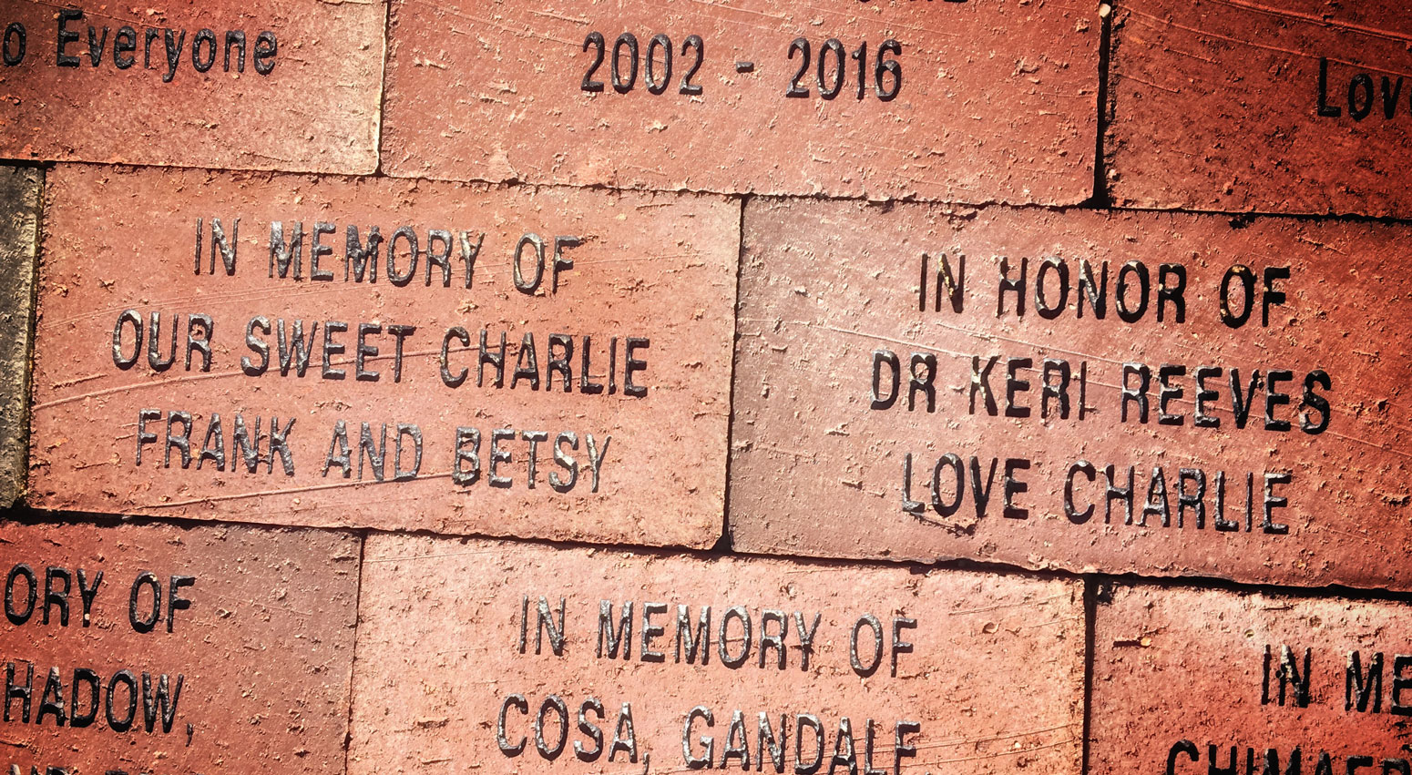 memorial bricks
