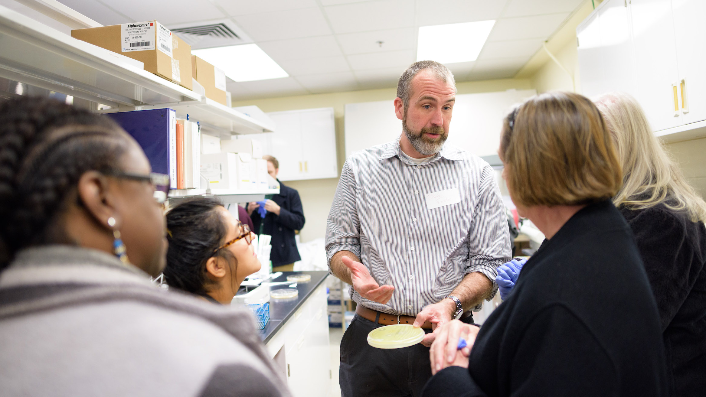 vets and high school teachers talk science