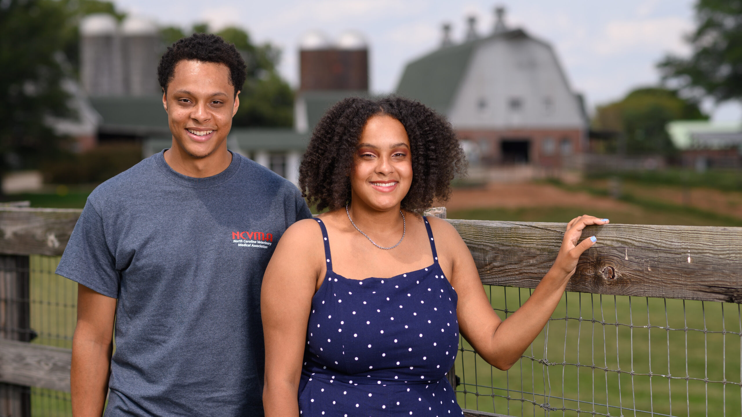 Chandler and Chelsea Drumgoole are the first twins to enroll in the same CVM class