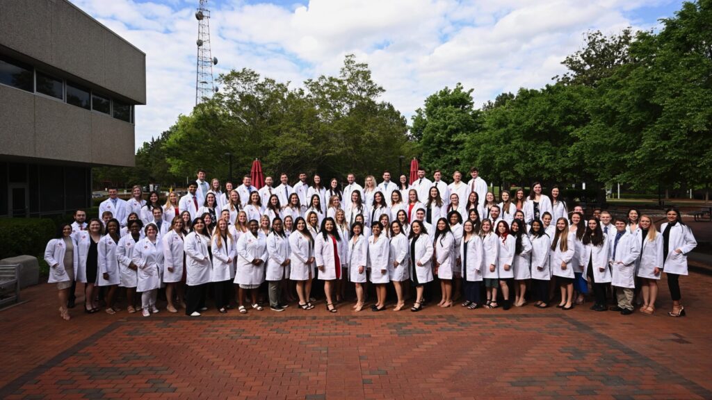 The Class of 2024 after the White Coat Ceremony