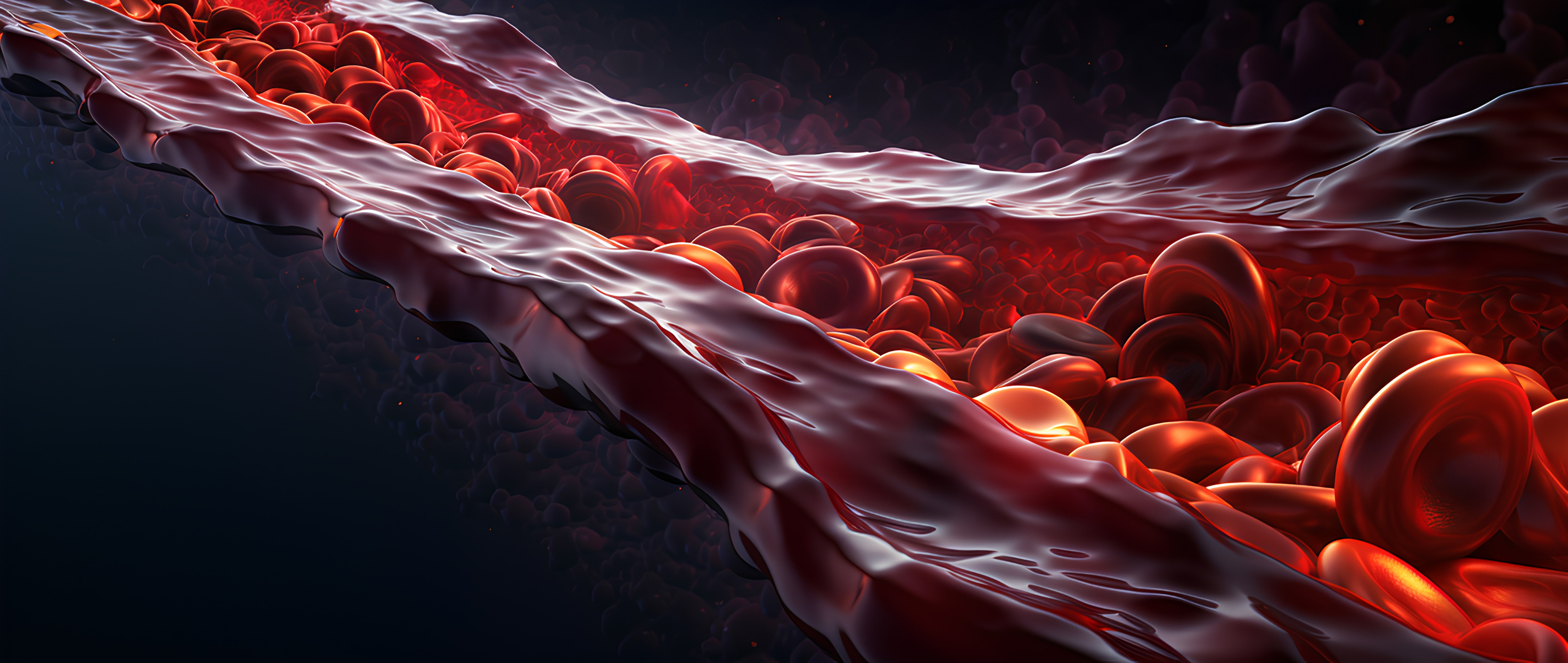 Platelets in the bloodstream