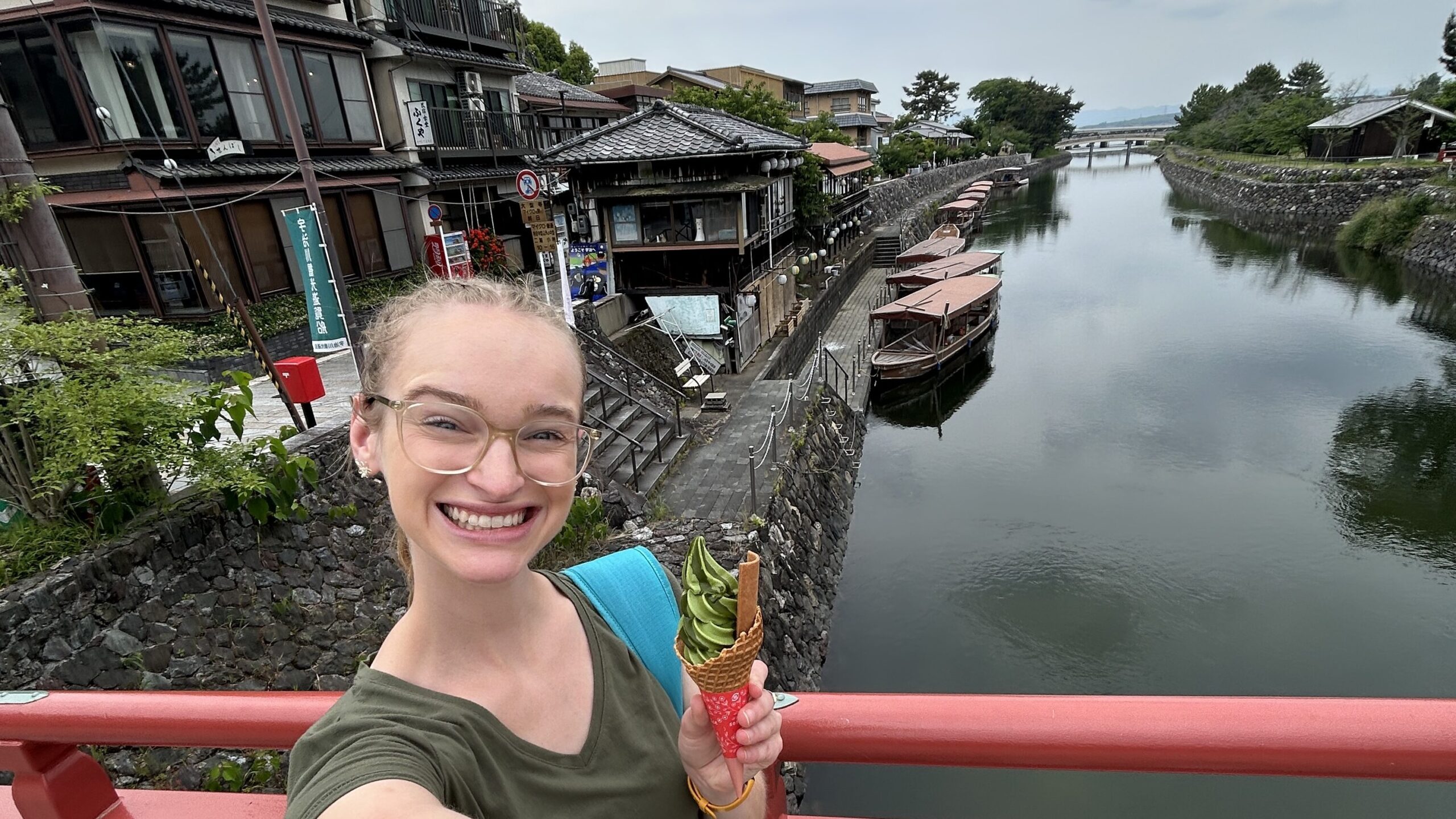 Claire Roffi spent three weeks in Japan this summer before starting veterinary college. 